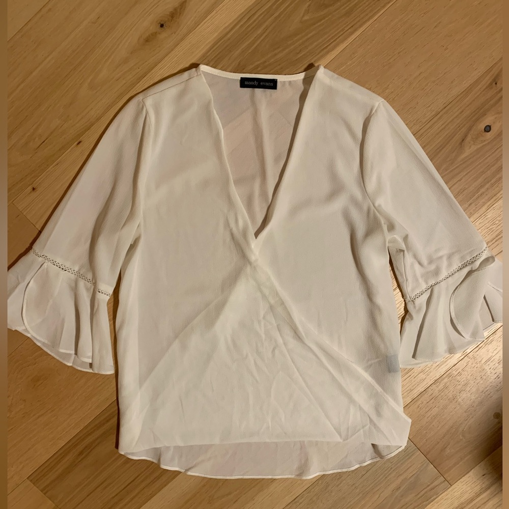 Flowy white blouse